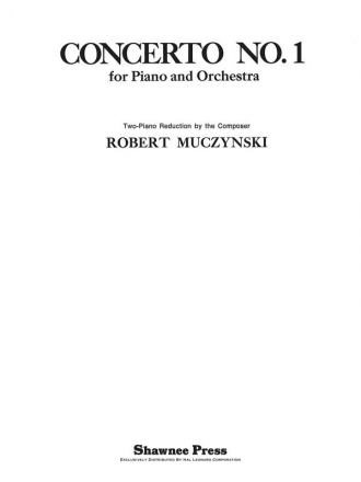 Robert Muczynski, Concerto No. 1 2 Pianos Buch