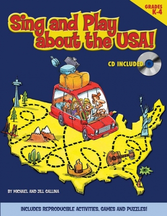 Sing and Play About the USA! Chor Buch + CD