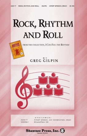 Greg Gilpin, Rock Rhythm, and Roll 4-part vocal speech, drum Chorpartitur