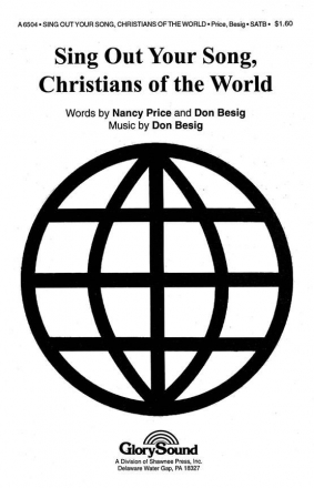 Price, Sing Out Your Song Christians of the World SATB Chorpartitur