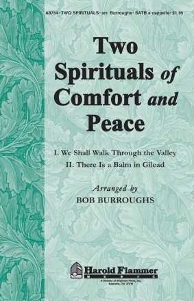 Traditional, Two Spirituals Of Comfort And Peace SATB Chorpartitur