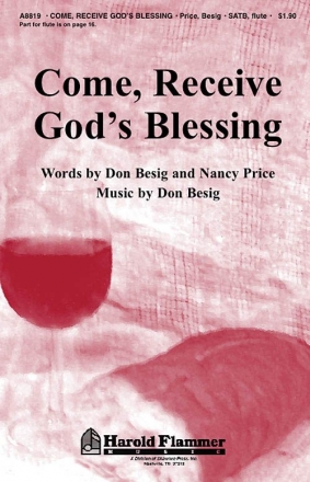 Come, Receive God'S Blessing SATB Chorpartitur