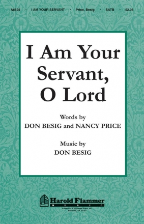 I Am Your Servant, O Lord SATB Chorpartitur