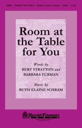 Room at the Table for You SATB Chorpartitur