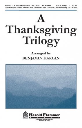 A Thanksgiving Trilogy SATB Chorpartitur