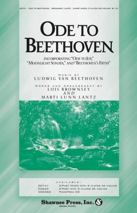 Ludwig van Beethoven, Ode to Beethoven 3-Part Choir Chorpartitur