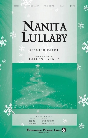 Nanita Lullaby SAB Chorpartitur