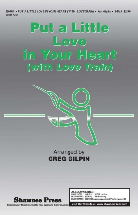 Put a Little Love in Your Heart (with Love Train) 2-Part Choir Chorpartitur