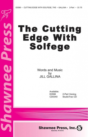 Jill Gallina, The Cutting Edge with Solfege 2-Part Choir Chorpartitur