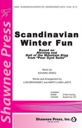 Edvard Grieg, Scandinavian Winter Fun 2-Part Choir Chorpartitur