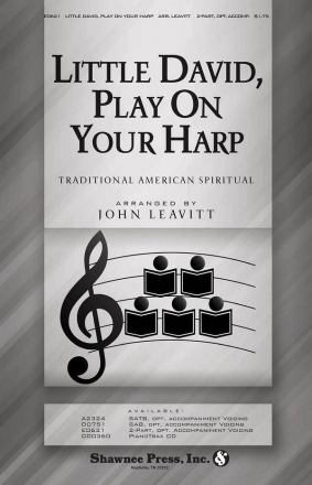 Little David, Play Your Harp 2-Part Choir Chorpartitur