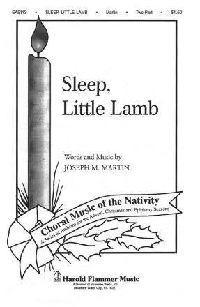 Joseph M. Martin, Sleep, Little Lamb 2-Part Choir Chorpartitur