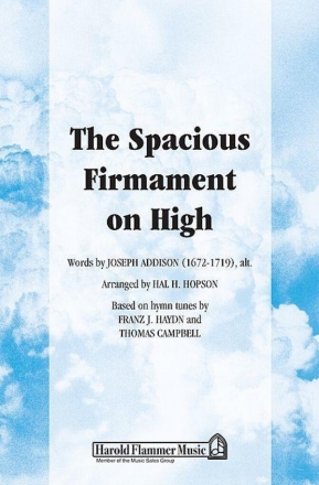 Franz Joseph Haydn, The Spacious Firmament on High 2-Part Choir Chorpartitur