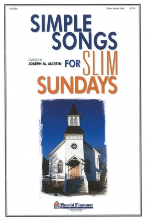 Simple Songs for Slim Sundays SAB Chorpartitur