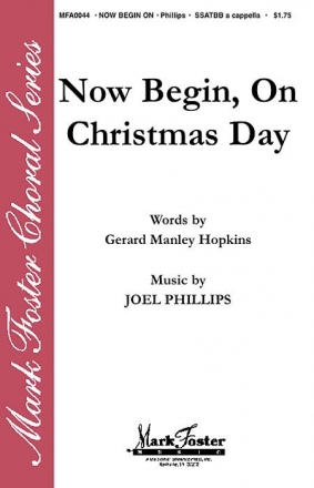 Now Begin, On Christmas Day SATB Chorpartitur