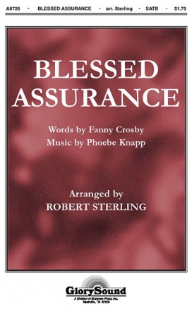 Blessed Assurance SATB Chorpartitur