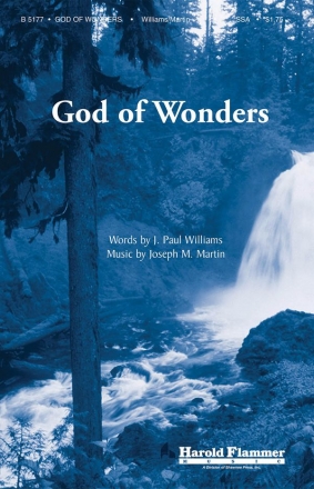 J. Paul Williams_Joseph M. Martin, God of Wonders SSA Chorpartitur