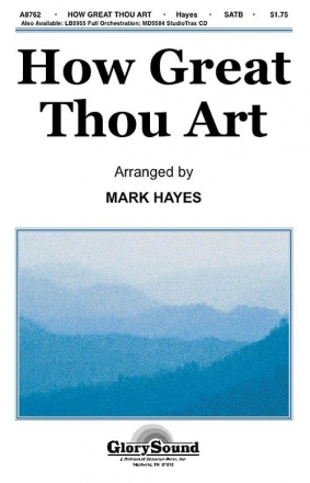 How Great Thou Art SATB Chorpartitur