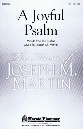 Joseph M. Martin, A Joyful Psalm SATB Chorpartitur