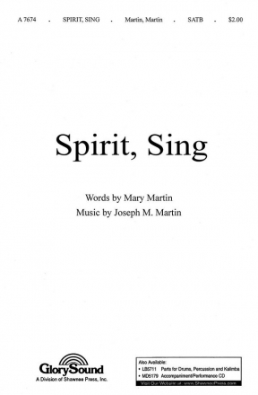 Joseph M. Martin_Mary Martin, Spirit, Sing SATB Chorpartitur