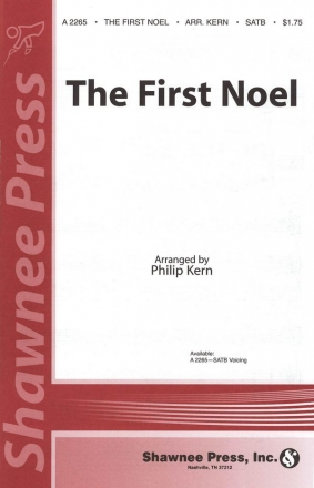 The First Noel SATB and Piano Chorpartitur