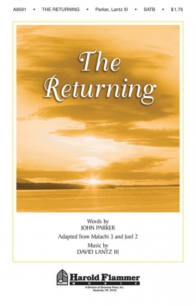 David Lantz III_John Parker, The Returning SATB Chorpartitur