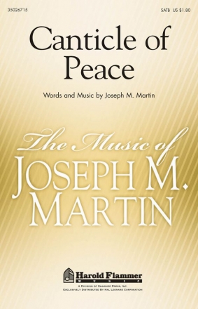 Joseph Martin, Canticle of Peace SATB Chorpartitur