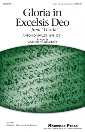 Antonio Vivaldi, Gloria in Excelsis Deo 3-Part Choir Chorpartitur