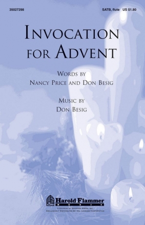 Don Besig_Nancy Price, Invocation for Advent SATB and Flute Chorpartitur