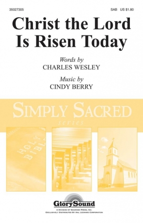 Cindy Berry, Christ the Lord Is Risen Today SAB Chorpartitur