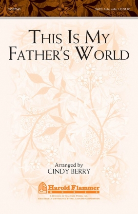 This Is My Father's World SATB Chorpartitur