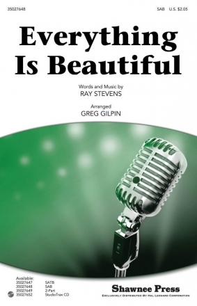 Ray Stevens, Everything Is Beautiful SAB Chorpartitur