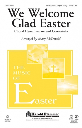 Welsh Melody, We Welcome Glad Easter SATB Chorpartitur