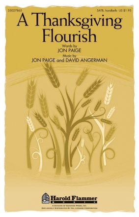 David Angerman_Jon Paige, A Thanksgiving Flourish SATB Chorpartitur