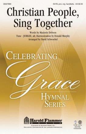 Christian People, Sing Together SATB Chorpartitur