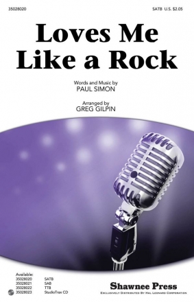 Loves Me Like a Rock SATB Chorpartitur