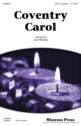 Coventry Carol SATB a Cappella Chorpartitur