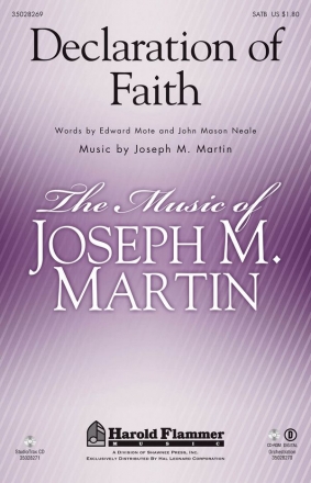 Joseph M. Martin, Declaration of Faith SATB Chorpartitur