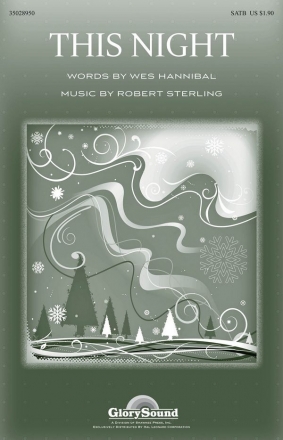 Robert Sterling, This Night SATB Chorpartitur