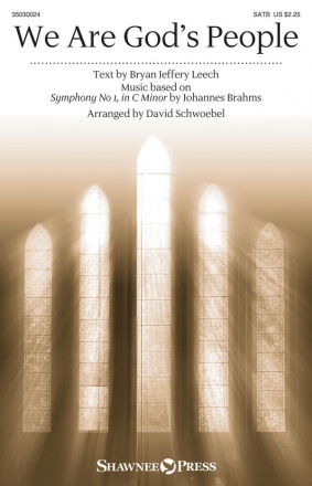 Johannes Brahms, We Are God's People SATB Chorpartitur