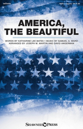 America, the Beautiful SATB a Cappella Chorpartitur