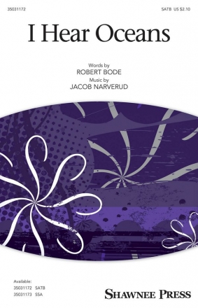 Jacob Narverud, I Hear Oceans SATB Chorpartitur