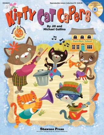 Jill Gallina_Michael Gallina, Kitty Cat Capers Classroom Partitur + Stimmen + CD