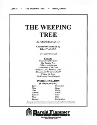 Joseph M. Martin, The Weeping Tree Chamber Ensemble Stimmen-Set