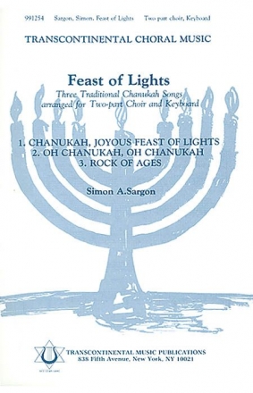 Feast Of Lights 2-Part Choir Chorpartitur