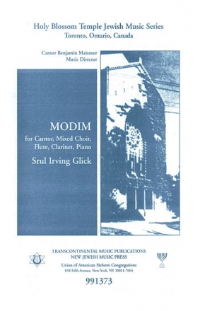 Srul Irving Glick, Modim SATB Chorpartitur