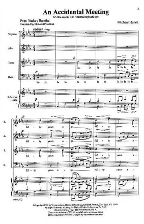 Michael Horvit, A Child's Journey SATB Chorpartitur