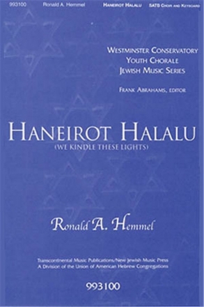 Ronald Hemmel, Haneirot Halalu SATB Chorpartitur