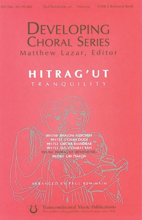 Paul Ben-Haim_Yaron Karni, Hitrag'ut Tranquility SATB Chorpartitur