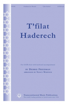 Debbie Friedman, T'filat Haderech SATB Chorpartitur